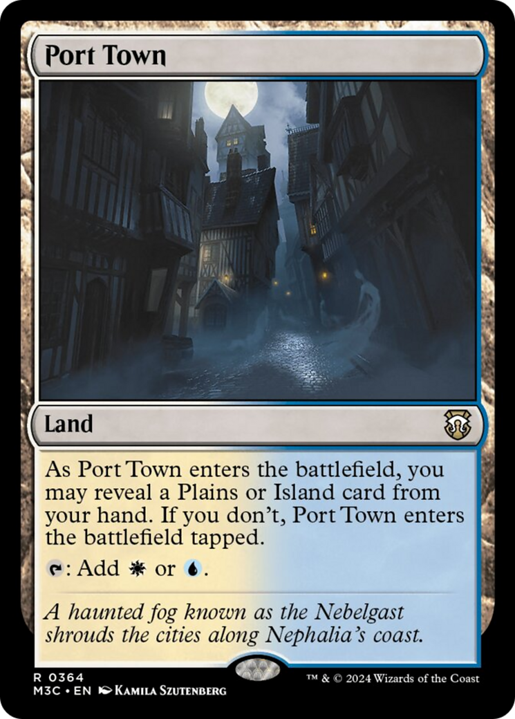 Port Town (Ripple Foil) [Modern Horizons 3 Commander] | Tacoma Games