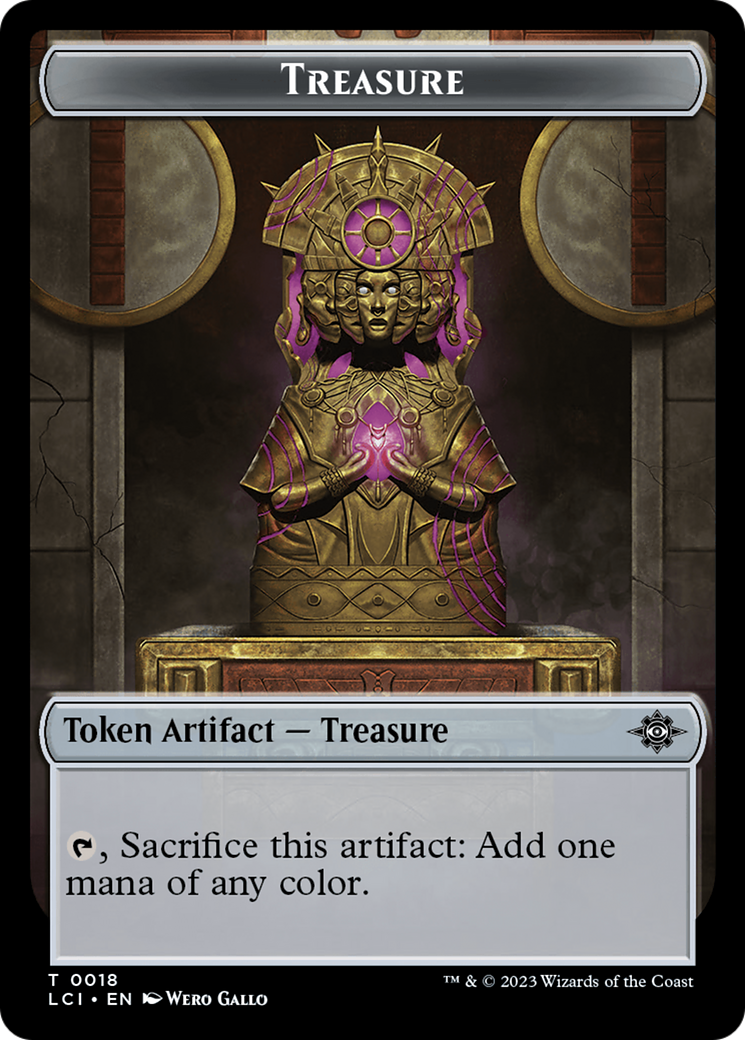 Treasure (0018) // Spirit Double-Sided Token [The Lost Caverns of Ixalan Tokens] | Tacoma Games