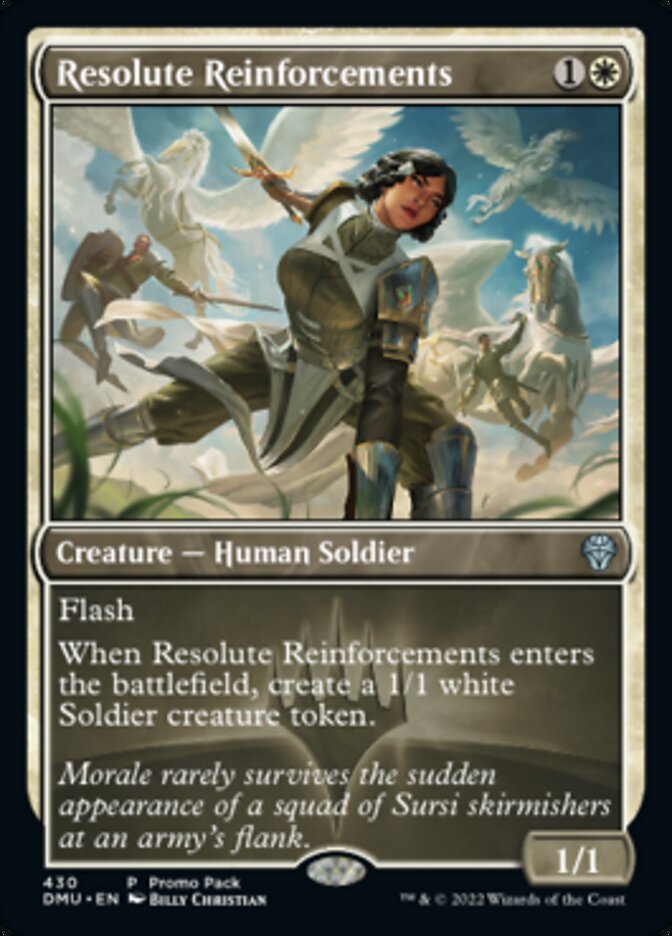 Resolute Reinforcements (Promo Pack) [Dominaria United Promos] | Tacoma Games