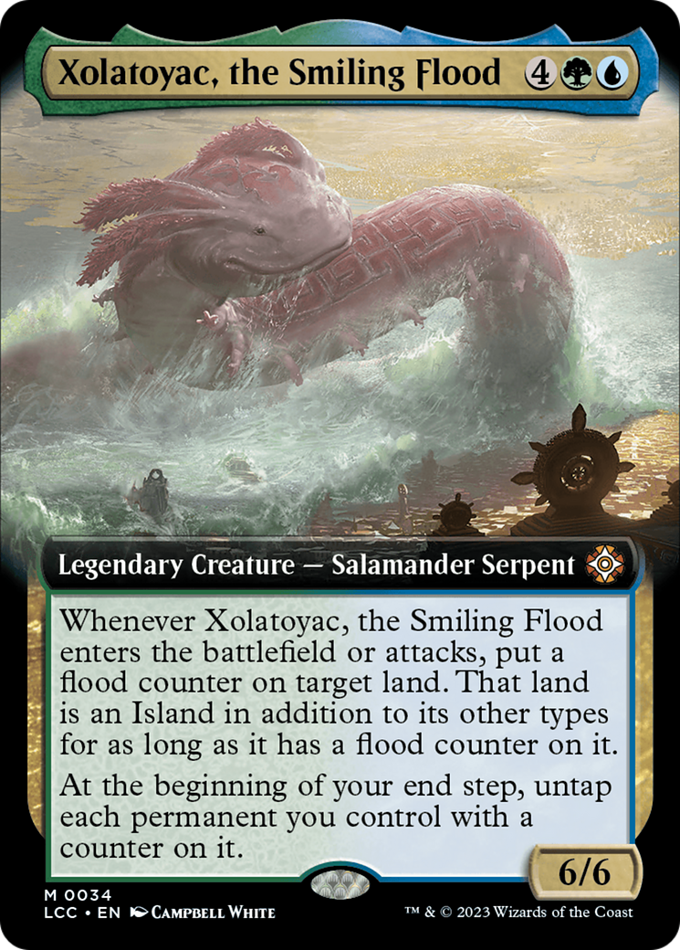Xolatoyac, the Smiling Flood (Extended Art) [The Lost Caverns of Ixalan Commander] | Tacoma Games
