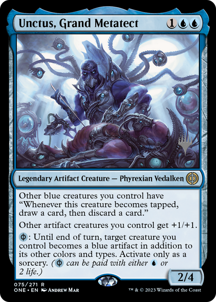 Unctus, Grand Metatect (Promo Pack) [Phyrexia: All Will Be One Promos] | Tacoma Games