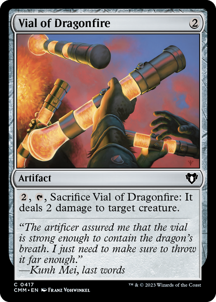 Vial of Dragonfire [Commander Masters] | Tacoma Games