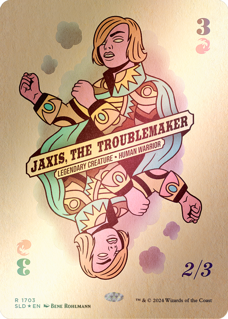 Jaxis, the Troublemaker (Rainbow Foil) [Secret Lair Drop Series] | Tacoma Games