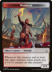 Warrior // Thopter Double-Sided Token [March of the Machine Tokens] | Tacoma Games