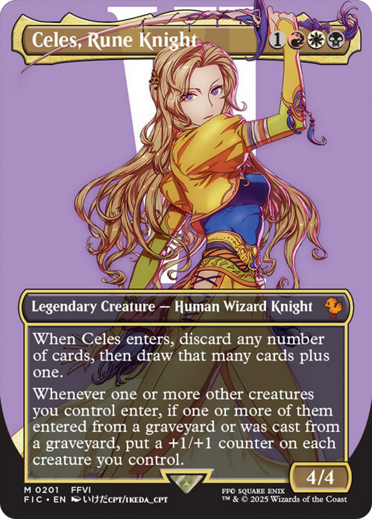Celes, Rune Knight (Borderless) [FINAL FANTASY Commander] | Tacoma Games