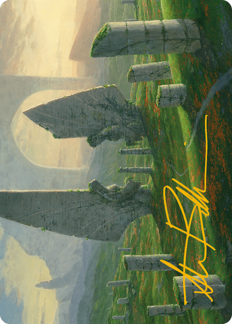 Monumental Henge Art Card (Gold-Stamped Signature) [Modern Horizons 3 Art Series] | Tacoma Games