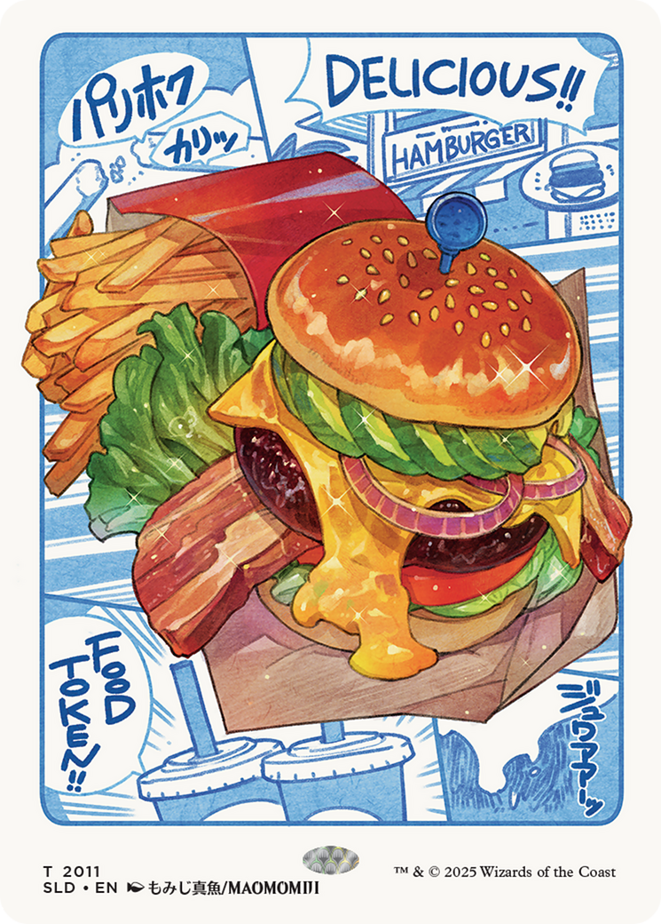 Food Token (2011) (Rainbow Foil) [Secret Lair Drop Series] | Tacoma Games
