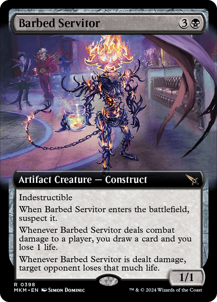 Barbed Servitor (Extended Art) [Murders at Karlov Manor] | Tacoma Games