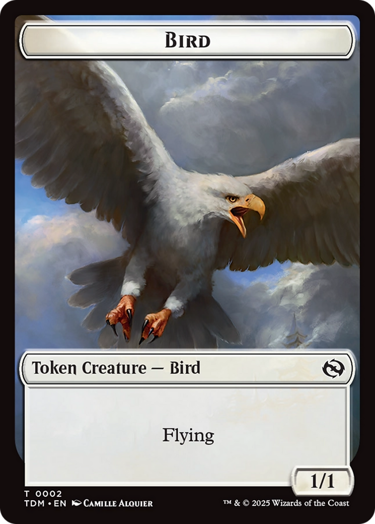 Inkling // Bird Double-Sided Token [Tarkir: Dragonstorm Commander Tokens] | Tacoma Games