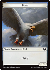 Thopter // Bird Double-Sided Token [Tarkir: Dragonstorm Commander Tokens] | Tacoma Games
