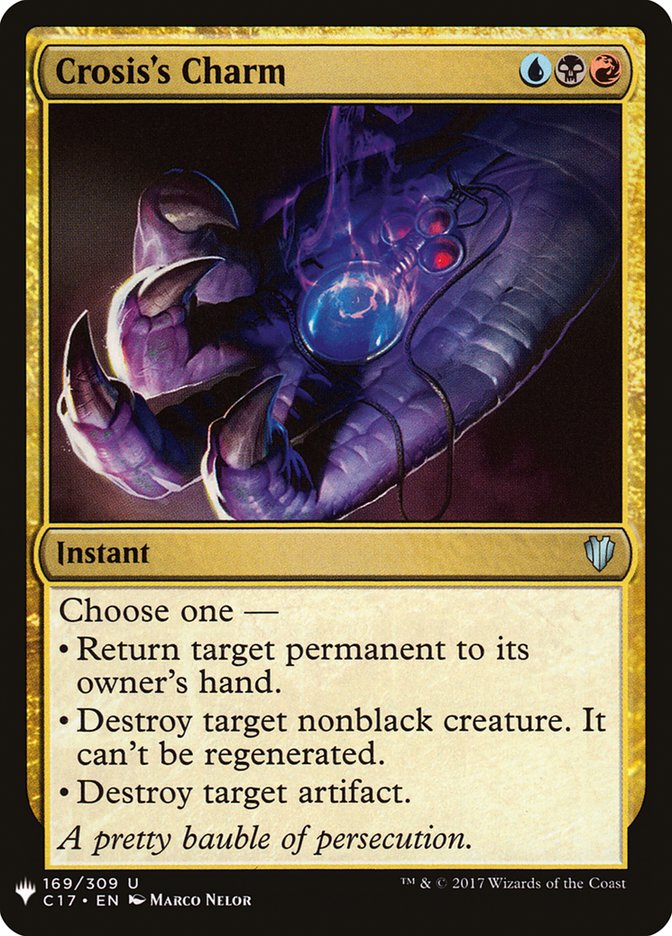 Crosis's Charm [Mystery Booster] | Tacoma Games