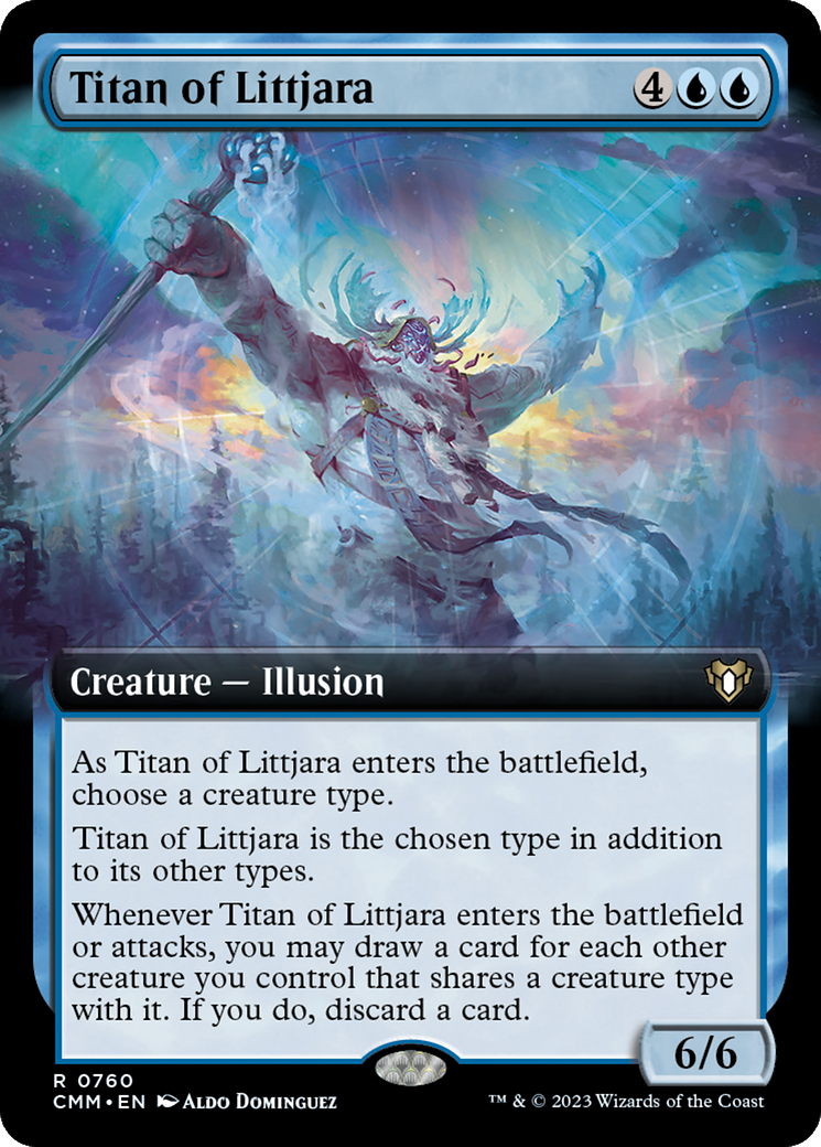Titan of Littjara (Extended Art) [Commander Masters] | Tacoma Games