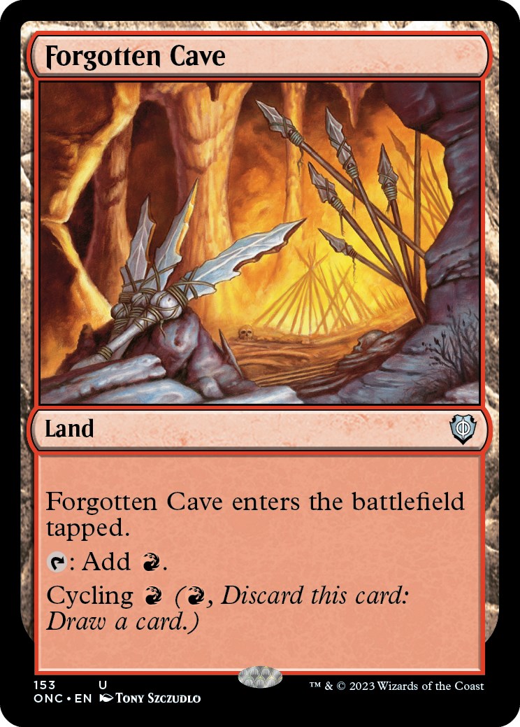 Forgotten Cave [Phyrexia: All Will Be One Commander] | Tacoma Games