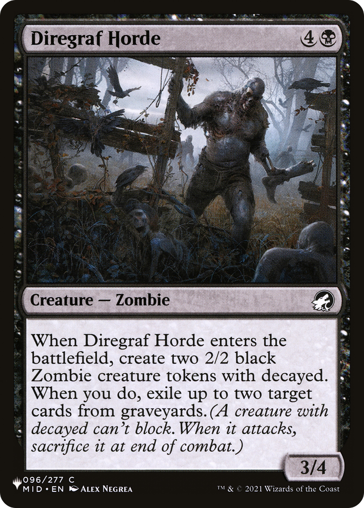 Diregraf Horde [The List Reprints] | Tacoma Games