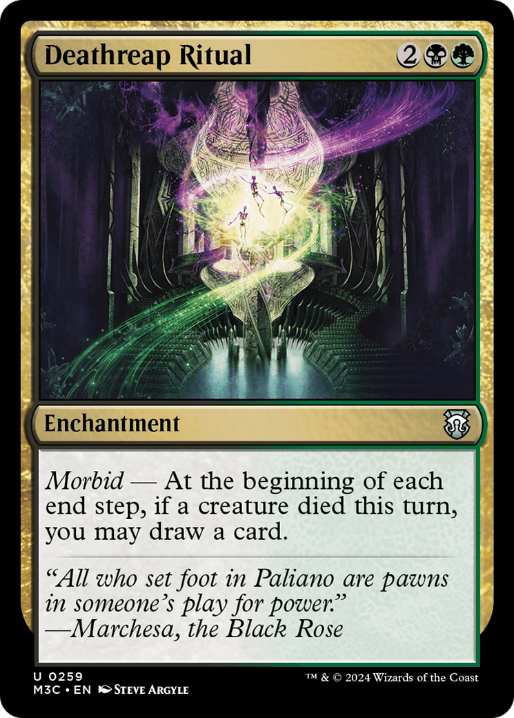 Deathreap Ritual (Ripple Foil) [Modern Horizons 3 Commander] | Tacoma Games