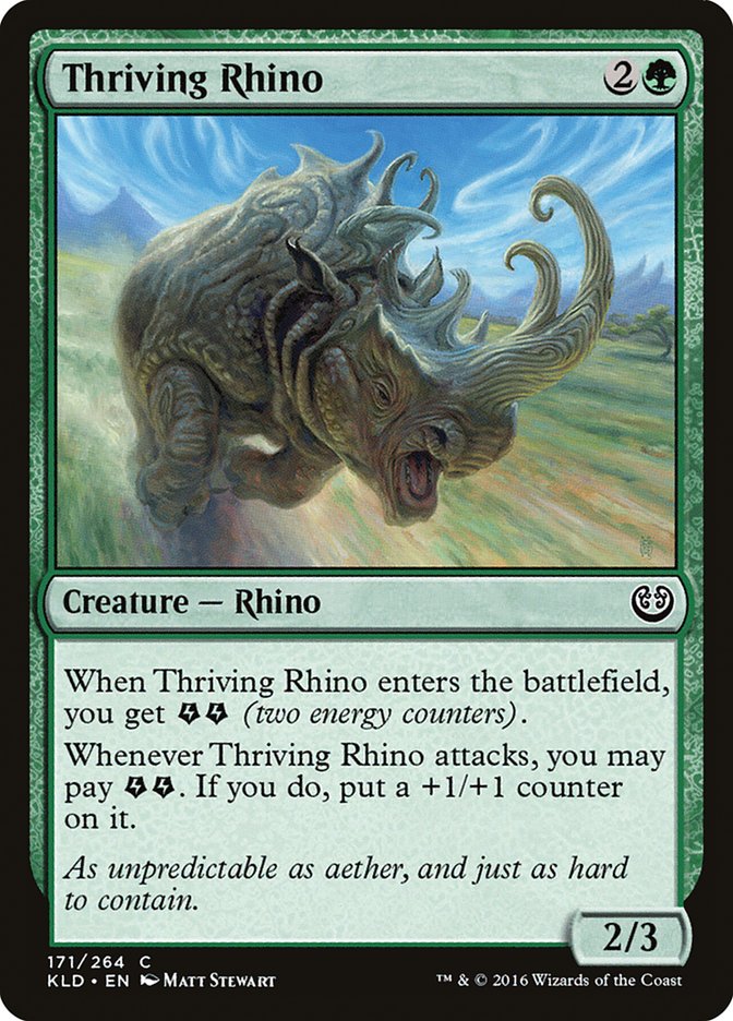 Thriving Rhino [Kaladesh] | Tacoma Games