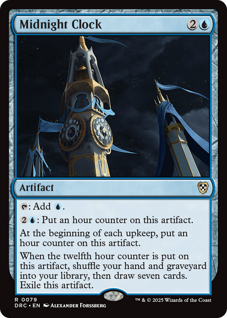 Midnight Clock [Aetherdrift Commander] | Tacoma Games