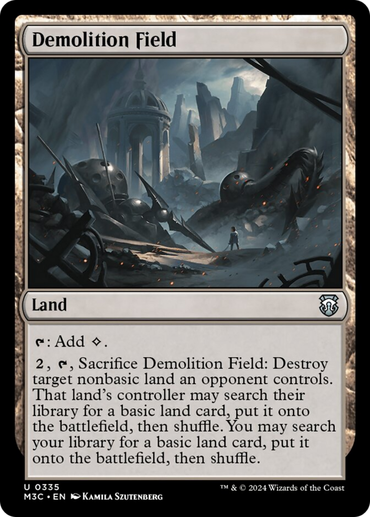 Demolition Field [Modern Horizons 3 Commander] | Tacoma Games