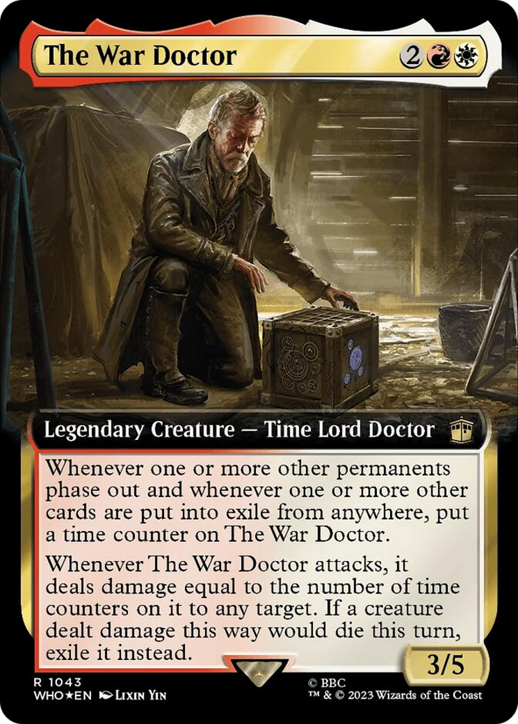 The War Doctor (Extended Art) (Surge Foil) [Doctor Who] | Tacoma Games