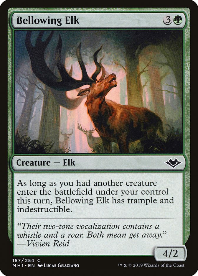 Bellowing Elk [Modern Horizons] | Tacoma Games