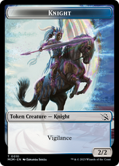 Assassin // Knight (10) Double-Sided Token [March of the Machine Commander Tokens] | Tacoma Games