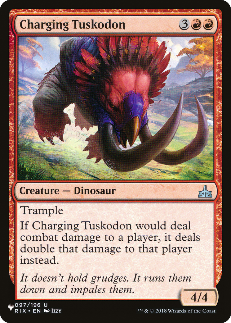 Charging Tuskodon [The List Reprints] | Tacoma Games