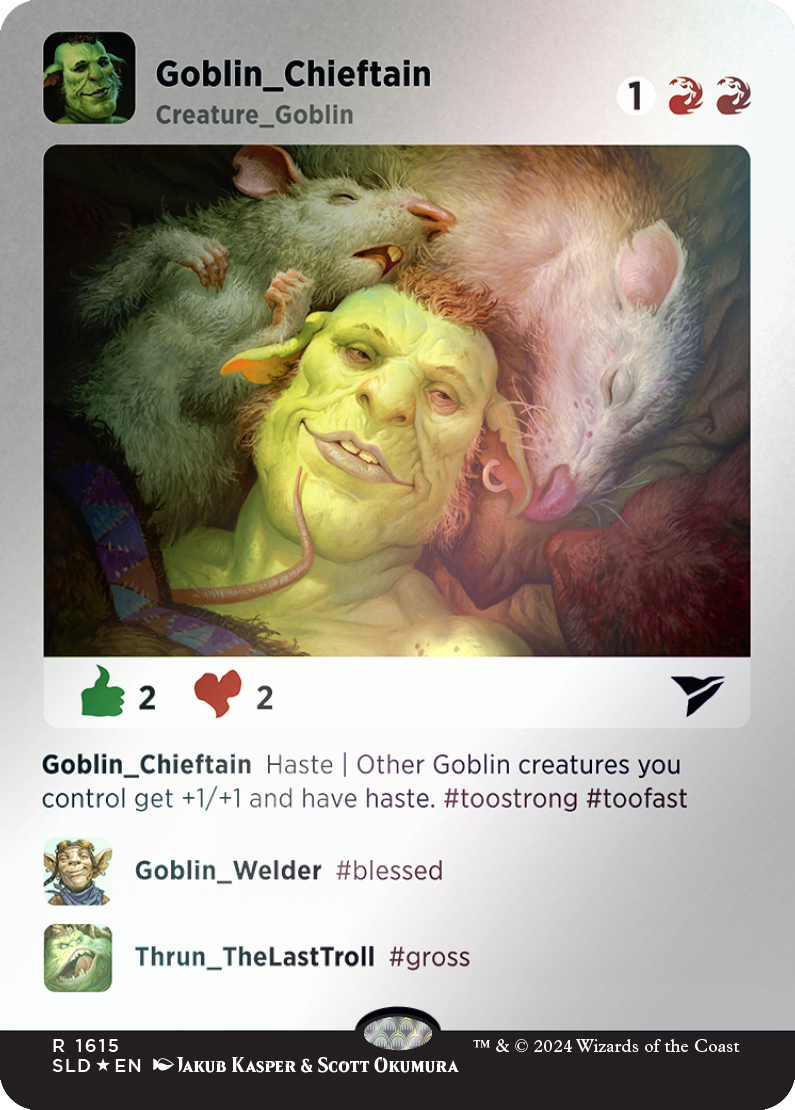 Goblin Chieftain (Rainbow Foil) [Secret Lair Drop Series] | Tacoma Games