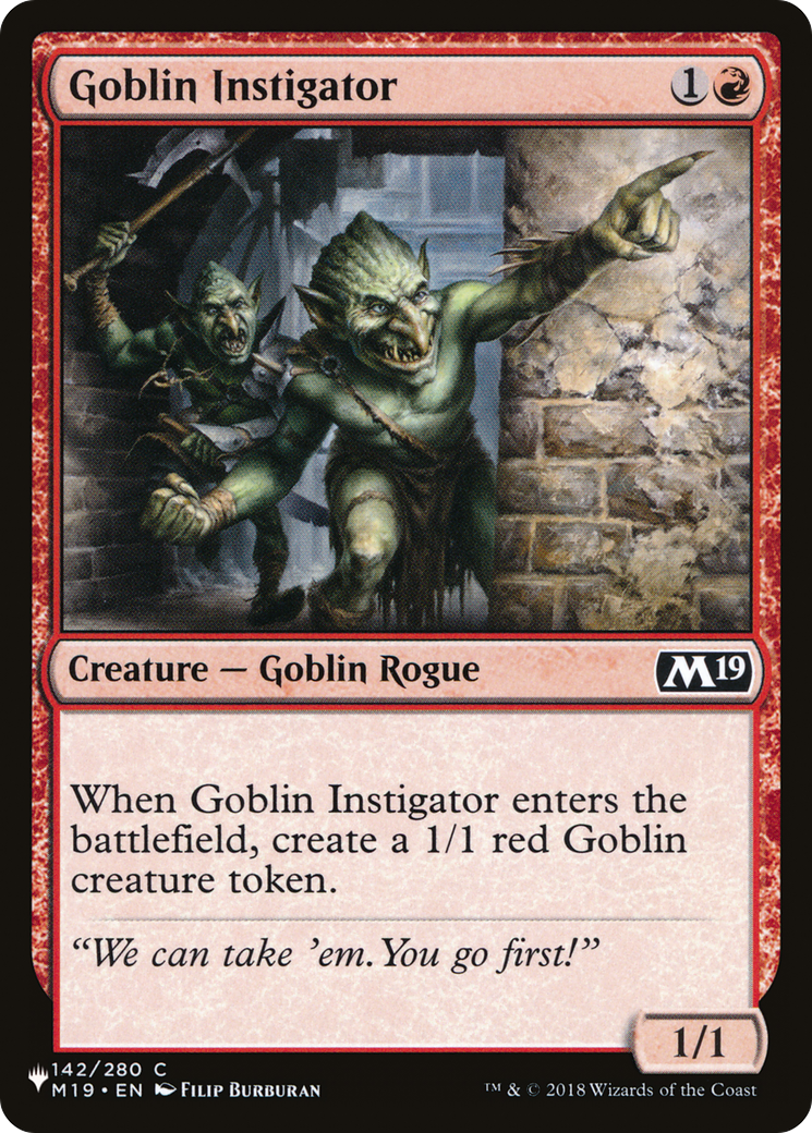 Goblin Instigator [The List] | Tacoma Games