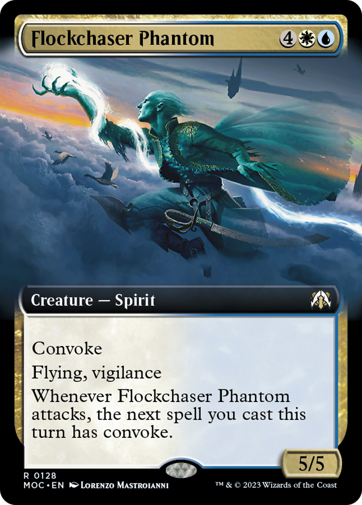 Flockchaser Phantom (Extended Art) [March of the Machine Commander] | Tacoma Games