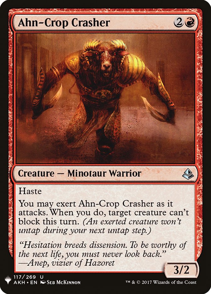Ahn-Crop Crasher [Mystery Booster] | Tacoma Games