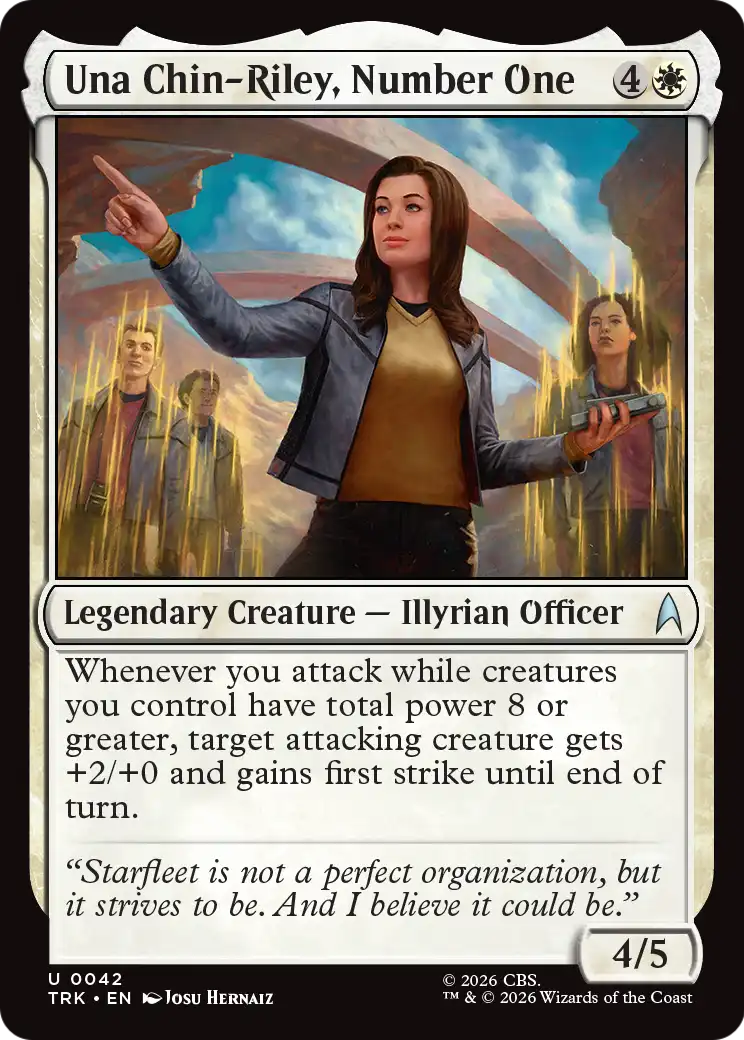 Una Chin-Riley, Number One [Star Trek] | Tacoma Games