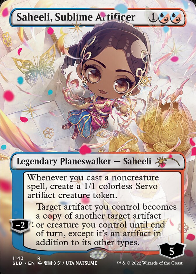 Saheeli, Sublime Artificer (Borderless) [Secret Lair Drop Series] | Tacoma Games