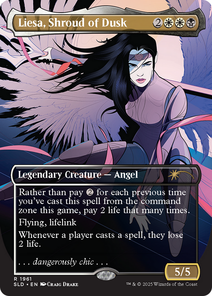 Liesa, Shroud of Dusk (Rainbow Foil) [Secret Lair Drop Series] | Tacoma Games