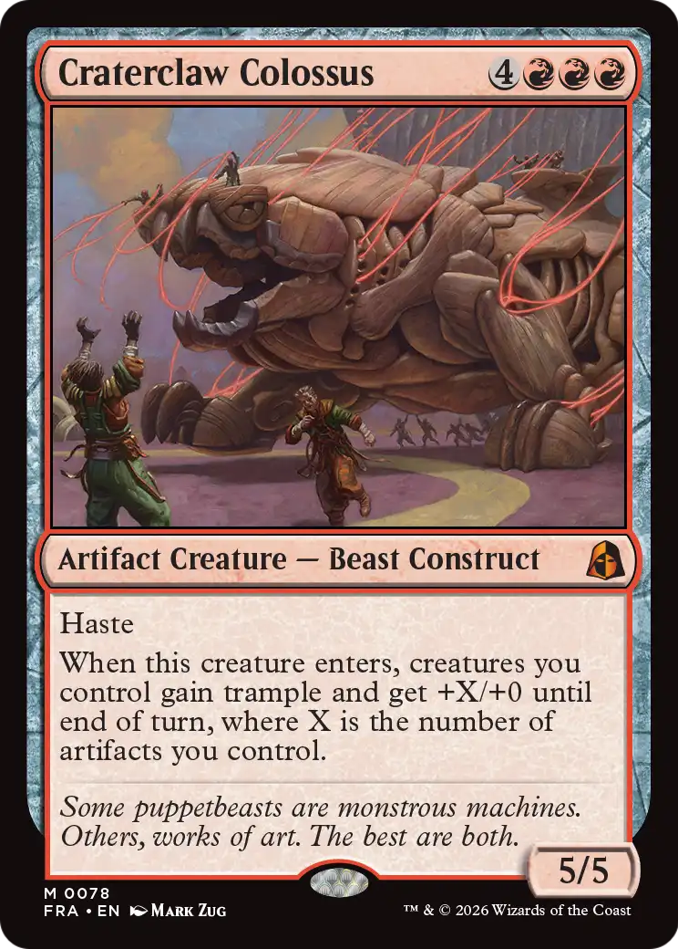 Craterclaw Colossus [Reality Fracture] | Tacoma Games