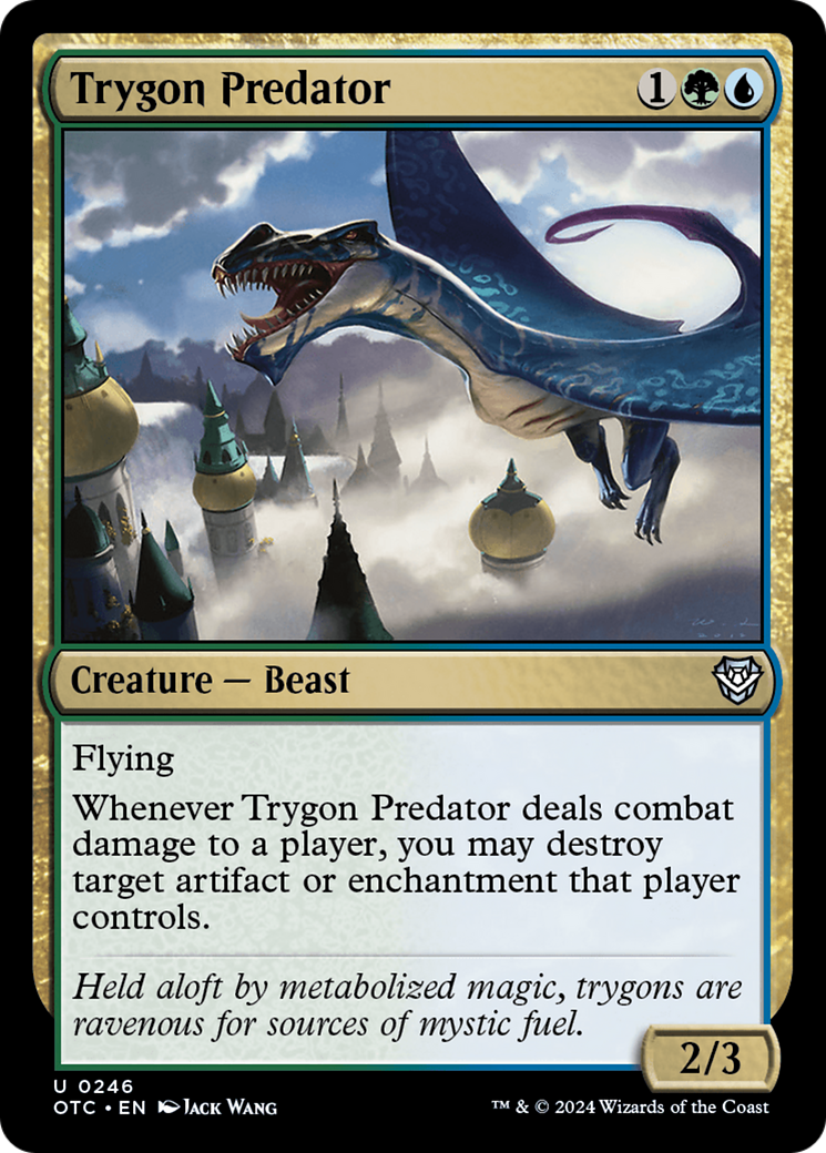 Trygon Predator [Outlaws of Thunder Junction Commander] | Tacoma Games
