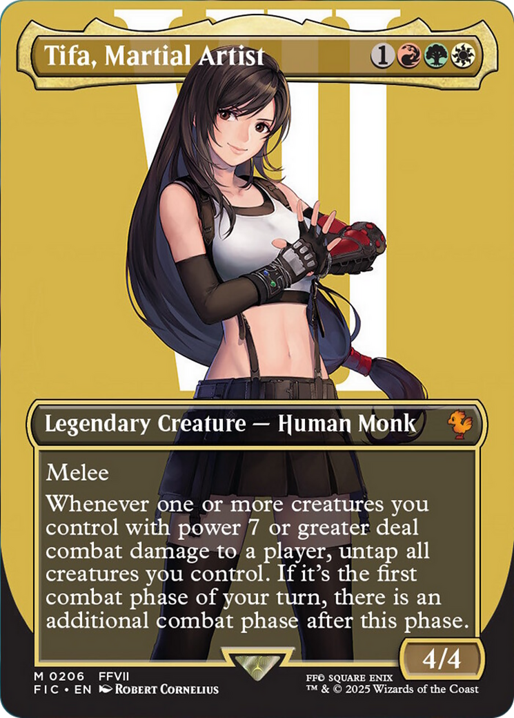Tifa, Martial Artist (Borderless) [FINAL FANTASY Commander] | Tacoma Games