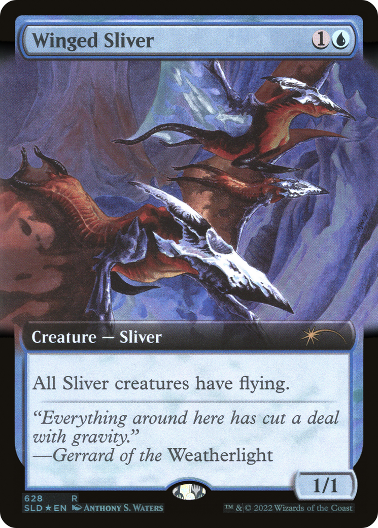 Winged Sliver (Extended Art) [Secret Lair Drop Promos] | Tacoma Games