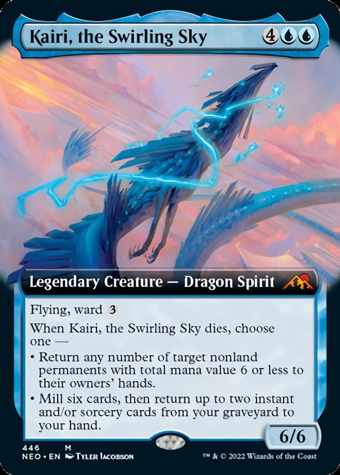 Kairi, the Swirling Sky (Extended Art) [Kamigawa: Neon Dynasty] | Tacoma Games