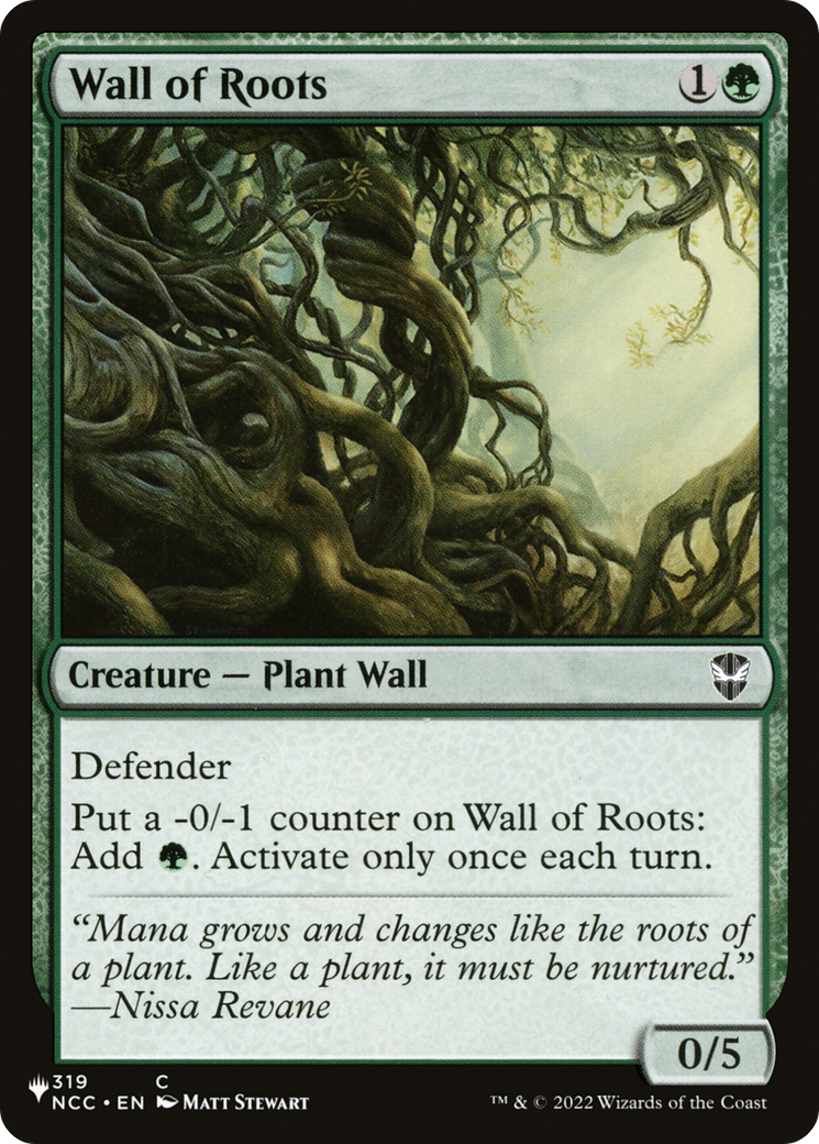 Wall of Roots [The List Reprints] | Tacoma Games