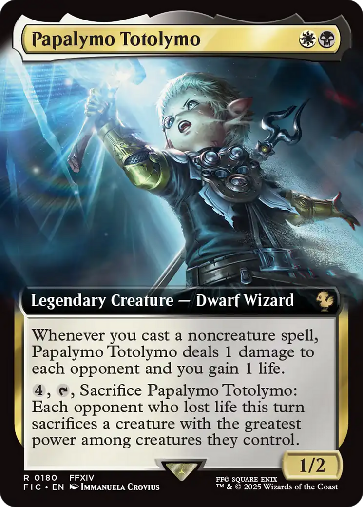 Papalymo Totolymo (Extended Art) [FINAL FANTASY Commander] | Tacoma Games