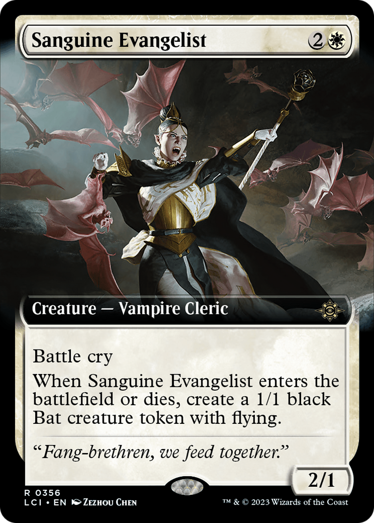 Sanguine Evangelist (Extended Art) [The Lost Caverns of Ixalan] | Tacoma Games