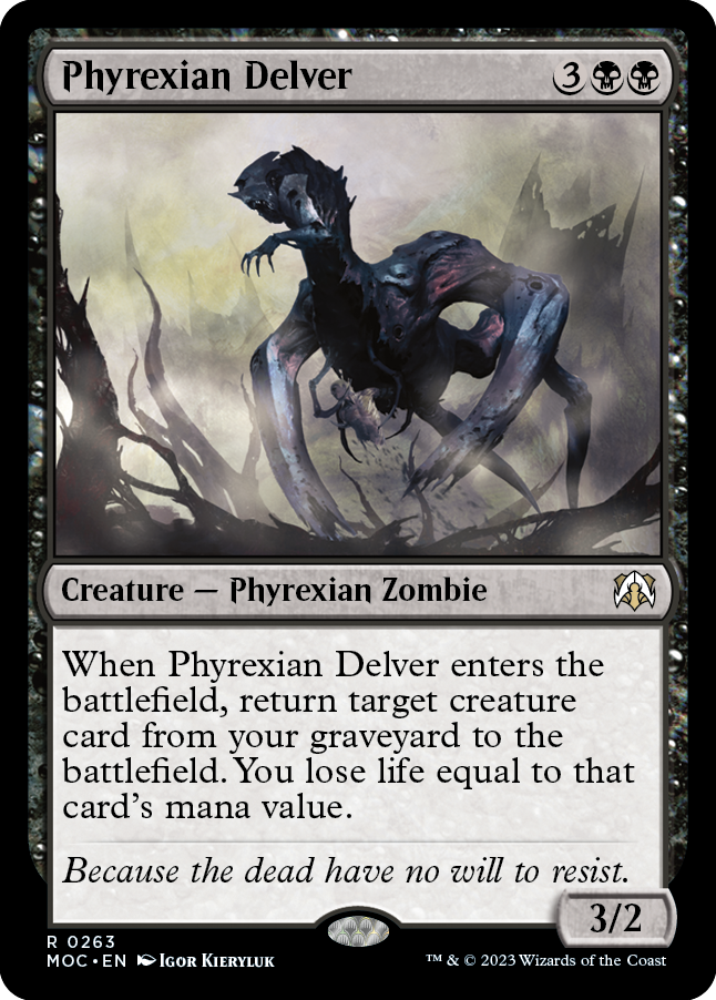 Phyrexian Delver [March of the Machine Commander] | Tacoma Games