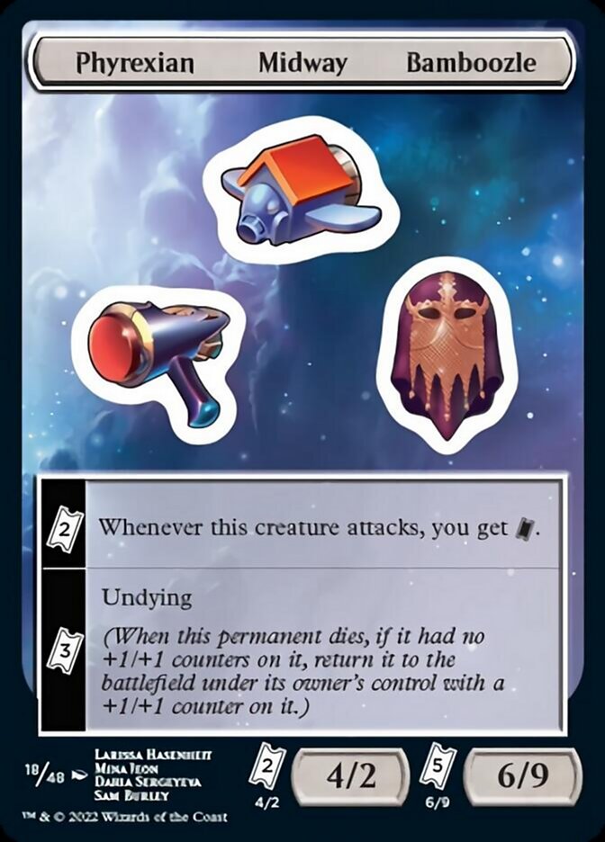 Phyrexian Midway Bamboozle [Unfinity Stickers] | Tacoma Games