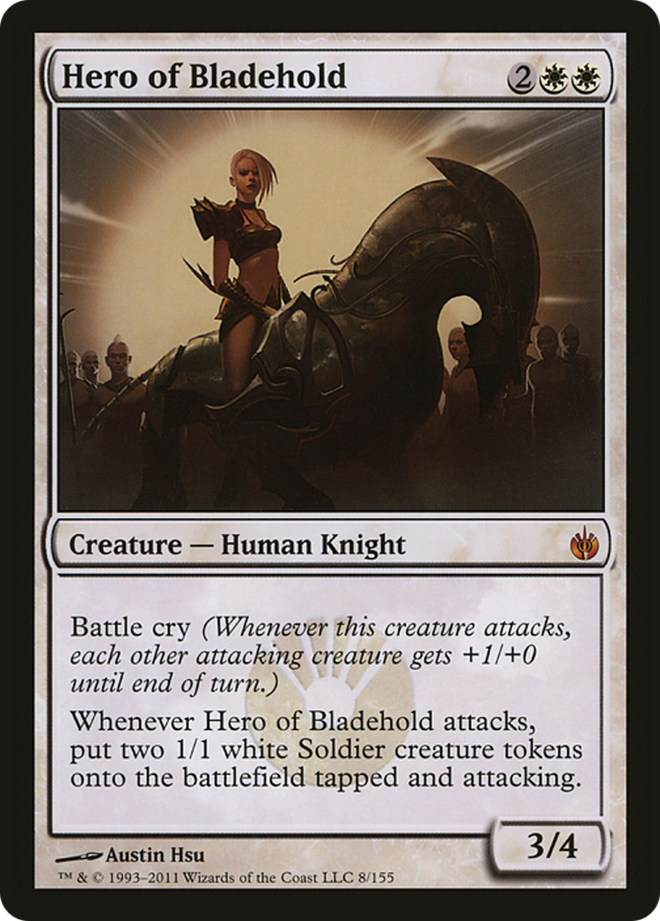 Hero of Bladehold (Mirrodin Besieged) (Oversized) [Oversize Cards] | Tacoma Games
