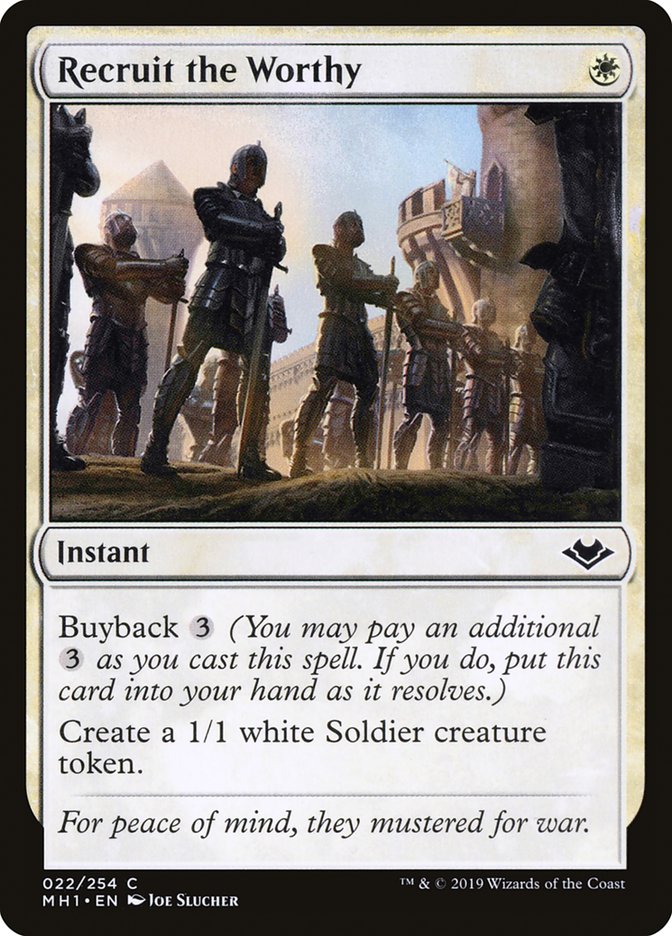 Recruit the Worthy [Modern Horizons] | Tacoma Games