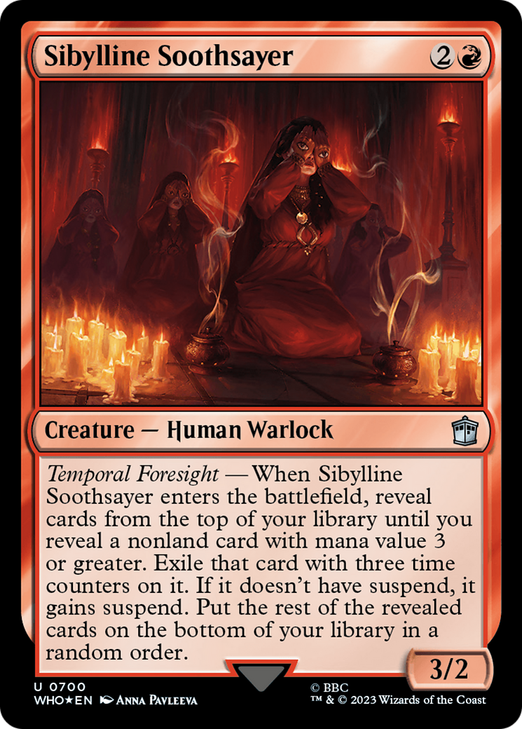 Sibylline Soothsayer (Surge Foil) [Doctor Who] | Tacoma Games