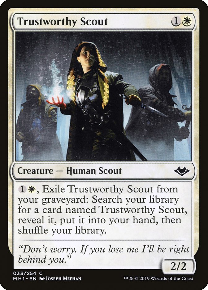 Trustworthy Scout [Modern Horizons] | Tacoma Games