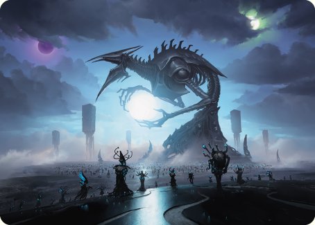 Blue Sun's Twilight Art Card [Phyrexia: All Will Be One Art Series] | Tacoma Games