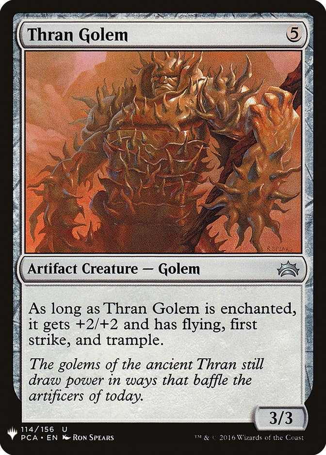 Thran Golem [Mystery Booster] | Tacoma Games