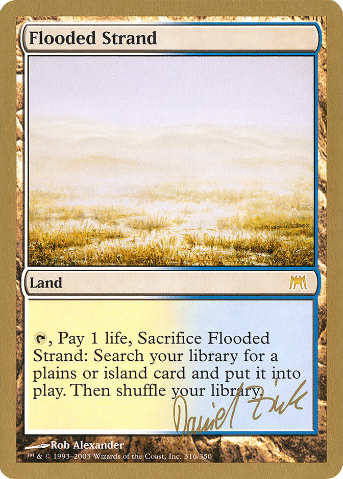 Flooded Strand (Daniel Zink) [World Championship Decks 2003] | Tacoma Games